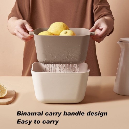 Double Drain Basket